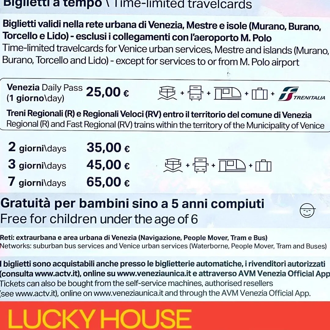 Appartement Venice Lucky House Italië